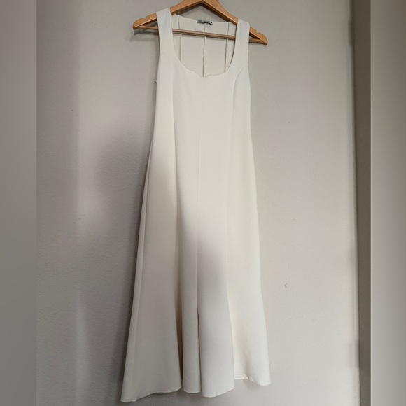 Zara White Sleeveless Dress size S - Picture 2 of 3